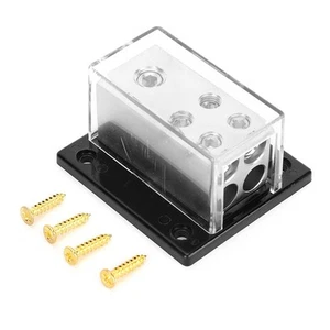 ′Netzteilverteilung 1x0GA In 4x4GA Out Block Splitter Car Audio Geeignet Für - Afbeelding 1 van 11