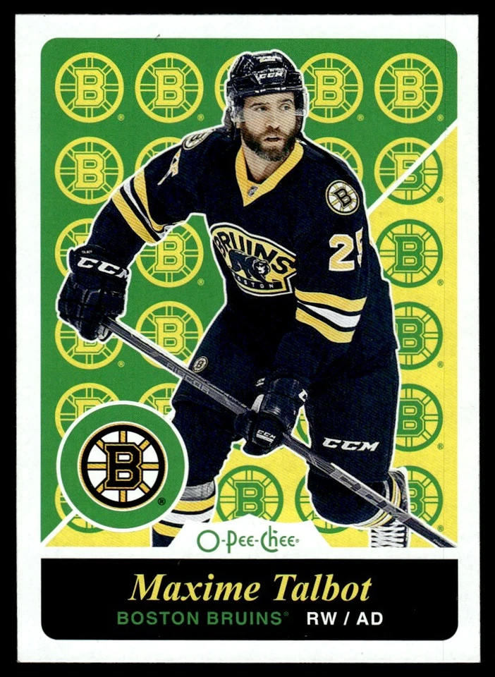 2015-16 O-Pee-Chee Retro Maxime Talbot Boston Bruins #15 - Image 1 of 2
