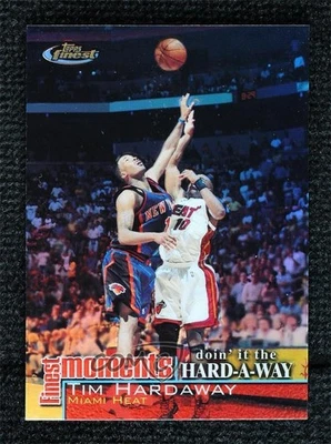 2000-01 Topps Finest Finest Moments Refractor Tim Hardaway #FM-TH HOF - Image 1 of 3