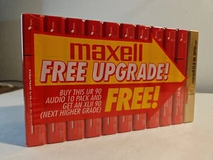 Maxell UR90 Minute Normal Bias 10-Pack Blank Audio Cassette Tapes Sealed &1 XL90 - Picture 1 of 8