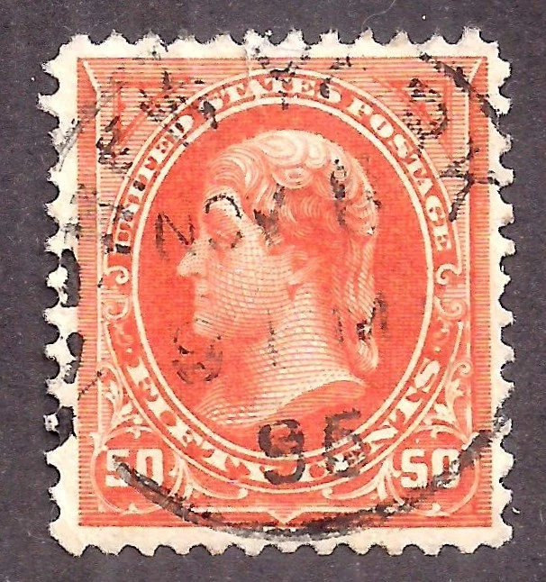 Sc 260 50c Jefferson Naranja "NOV 8 95" SOTN NY CD Cancelar Sm Tear (5D17) Foto 1 de 1