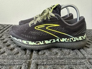 Brooks Glycerin 19 Womens Size 8 Running Shoes Black Green Trainer Nightlife - Picture 1 of 8