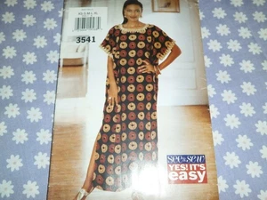 BUTTERICK 3541 MISSES SEE & SEW LOOSE FITTING PULLOVER CAFTAN PATTERN-UNCUT-6-22 - Picture 1 of 3