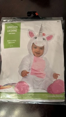 Disfraz Infantil Halloween 6-12 Meses Unicornio Suave Mimoso 5 Piezas Fiesta Unisex Foto 1 de 2