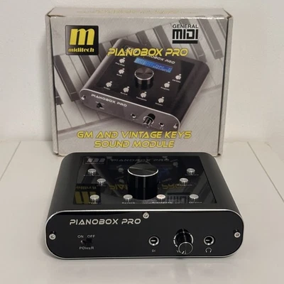 PIANOBOX PRO MIDITECH CON SCATOLA, MANUALE E ALIMENTATORE. OTTIME CONDIZIONI - Image 1 of 4