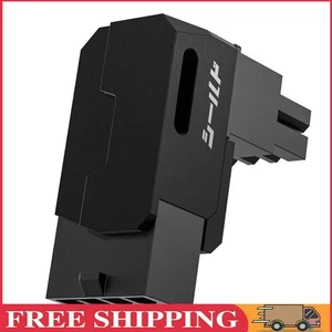 8-Pin PCIe GPU Power Adapter Right Angle 90-Degree Angled Connector (Black RVS) - Bild 1 von 12