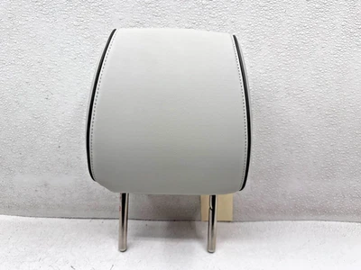 16-17 MAZDA 6 FRONT LEFT DRIVER SEAT HEADREST SILVER LEATHER ASSY, OEM LOT3630 - Image 1 of 4