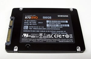 SAMSUNG 870 EVO 500GB 2.5 Inch SATA III Internal SSD -MZ-77E500 - Afbeelding 1 van 9
