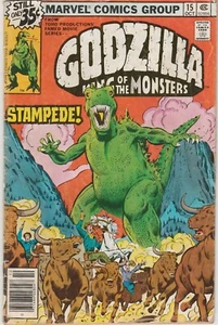 GODZILLA KING OF THE MONSTERS OCT 15 1978 MARVEL COMIC GROUP STAMPEDE BOOK - Picture 1 of 11