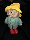 Eden Toys Paddington Bear 14" Pluszowy Vintage 1981 Rzadki Wypchane zwierzę Plusz