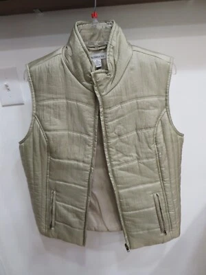 Chaleco acolchado Champange XL para mujer de Liz Claiborne usado en excelente estado Foto 1 de 4