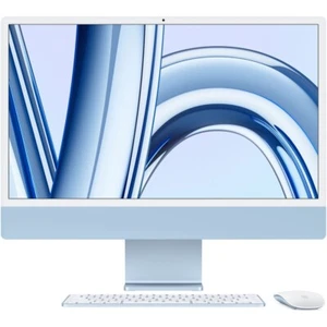 New Apple 2023 iMac 24-inch M3 Chip 8GB RAM 256GB SSD 10-Core GPU Blue - Picture 1 of 3