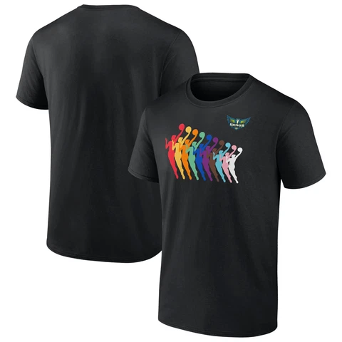 Unisex Fanatics Branded Black Dallas Wings Pride T-Shirt Cover