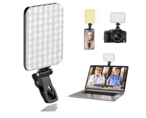 📸 60 LED Portable Clip-On Selfie & Video Light | Phone / Laptop / Tablet - Picture 1 of 7