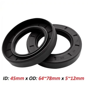 OIL SEAL - 45mm Inner Dia. Metric R23/TC Lip Arrangement NBR Rotary Shaft Seal - Picture 1 of 8
