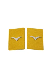 WWII German Luftwaffe Flight Fallschirmjäger flieger Collar Tabs - Imagen 1 de 2