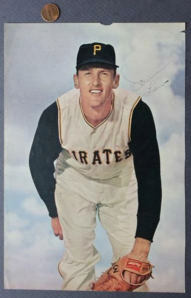 1950-67 Pittsburgh Pirates Star Pitcher Vern Law FIRMADO DEPORTE revista foto---- Foto 1 de 1