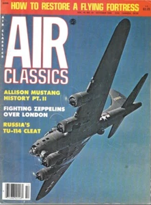 Air Classics Oktober 1980 Allison Mustang B-17 fliegende Festung Zeppeline über London - Bild 1 von 10