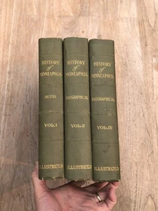 History of Minneapolis - Gateway to Northwest - Shutter 3 Vols Complete 1923 G9 - Imagen 1 de 16