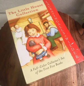 VTG The Little House Collection Full Color Laura Ingalls Wilder Boxed Set of 5 - Bild 1 von 4