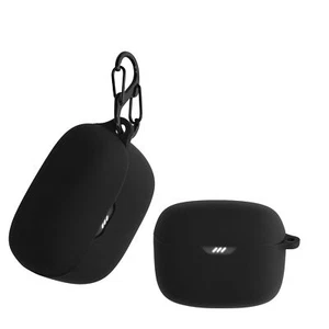 Silikonowe etui na JBL Tune Buds Case Cover na słuchawki Czarne etui ochronne - Zdjęcie 1 z 8