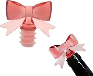 Wine Bottle Stopper,Cute Wine Stopper,Bow Shaped,Silicone Bottle Stopper,Bottle - Picture 1 of 6