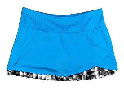 Bolle 女式高性能运动短裤 M 码蓝色/黑色分层 — 第 1/4 张图片