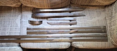 1946 47 48 Lincoln Continental Fender Saia Moldagem Lado Esquerdo e Direito Original  - Imagem 1 de 4