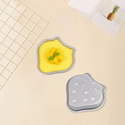  2pcs Mini Cake Mold Baking Tray Cake Baking Pan DIY Cake Baking Tray Household - Image 1 of 4