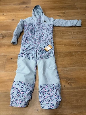 Traje de nieve Burton niños de una pieza, nuevo con etiquetas - azul/guepardo, XL Foto 1 de 4
