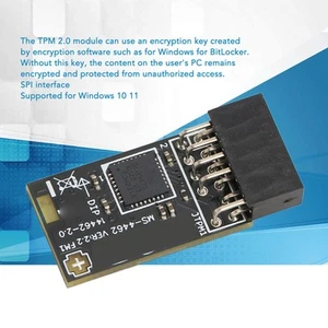 TPM 2.0 Modul Verschlüsse Lungs Sicherheit Mit SLB 9672 Für Motherboards - Bild 1 von 22