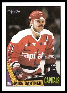 1987 O-Pee-Chee #168 Mike Gartner Washington Capitals - Picture 1 of 2