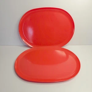 Set of 2 Pier 1 Imports Melamine Serving Tray Platters - Picture 1 of 7