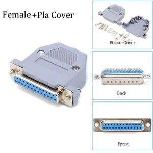 DB25 D-Sub Male or Female Socket Plug IDC Ribbon Cable Connector Parallel 25 Pin - Picture 1 of 13