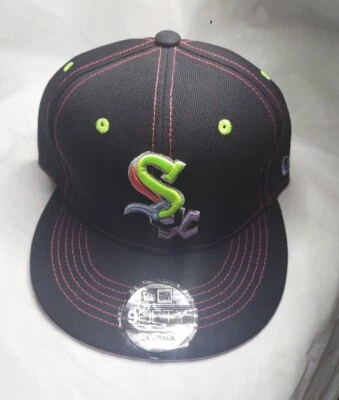 CHICAGO WHITE SOX BLACK PURPLE MULTI SNAPBACK HAT CAP.. NEW!! - Image 1 of 3