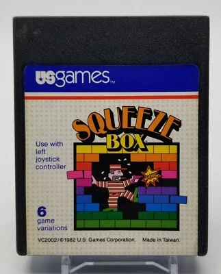 Squeeze Box (Atari 2600, 1982) U.S. Games Cartridge Only VC2002 6 Game Variation - Image 1 of 4