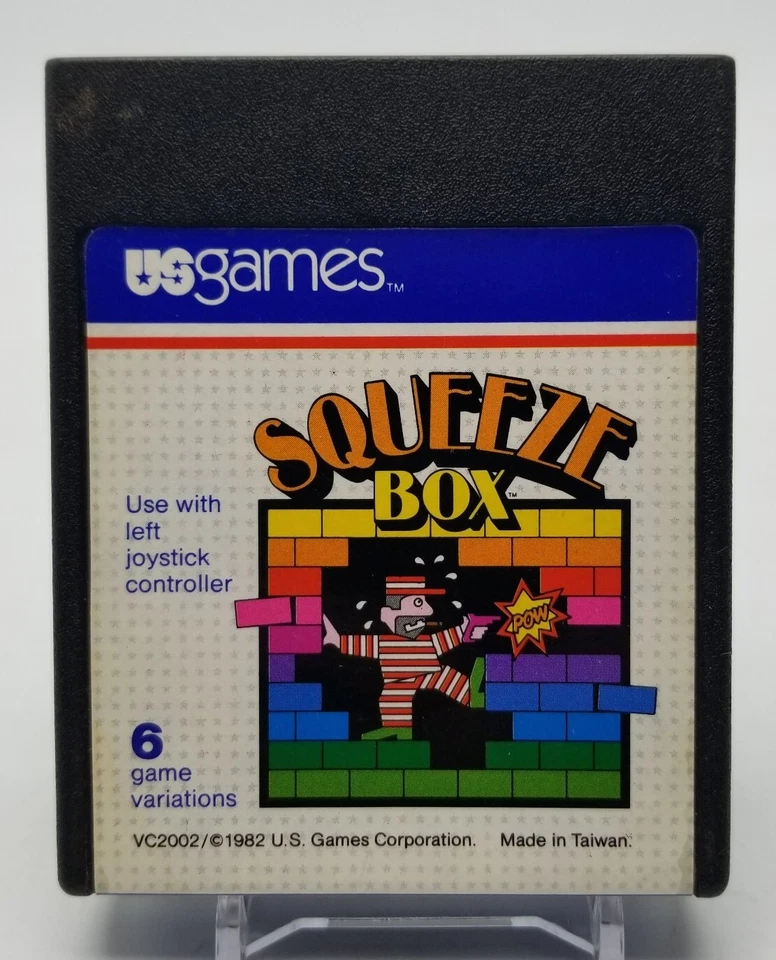 Squeeze Box (Atari 2600, 1982) U.S. Games Cartridge Only VC2002 6 Game Variation - Image 1 of 4