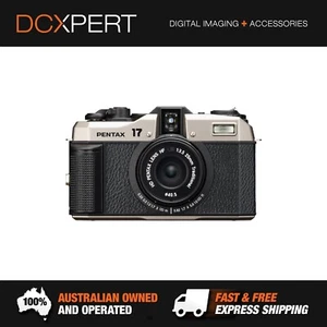 PENTAX 17 HF 35MM FILM CAMERA - SILVER & BLACK (18926) - Picture 1 of 19