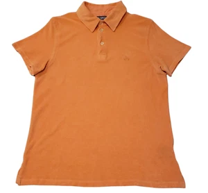 Vilebrequin Terry Cloth Polo Shirt Mens Medium Light Orange Short Sleeve Preppy - Picture 1 of 9