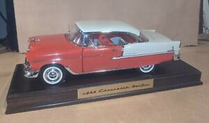 Vintage 1955 Chevrolet Belair Danbury Mint DIECAST RARE 1:16 SCALE w Lucite Case