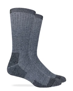 Carolina Ultimate Men's Merino Wool Blend Tall Boot Socks 2 Pair Pack - Picture 1 of 6