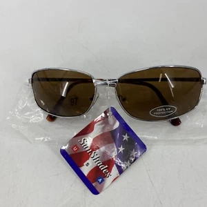 SunShades USA Kids Sunglasses UV Protection Silver Frame Brown Lenses (97) - Picture 1 of 8