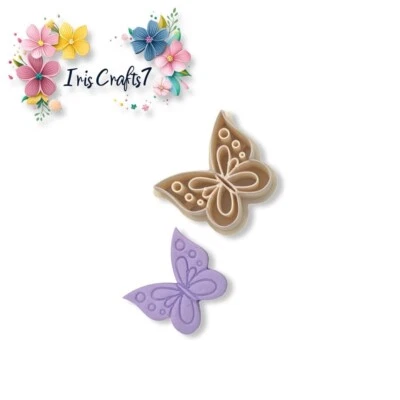 Butterfly 16 Polymer Clay Cutter - Handmade Earrings - Ceramic Tools - Image 1 of 4