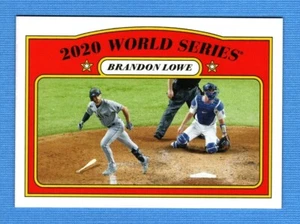 Brandon Lowe Tampa Bay Rays 415 2020 Topps Throwback Thursday #260 - Imagen 1 de 1