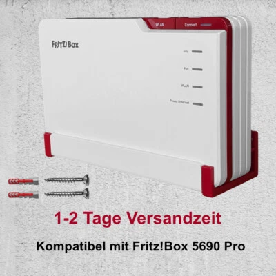 JG1897 Fritzbox 5690 Pro Wandhalterung Wandmontage Router Fritzbox Halterung Halter AVM