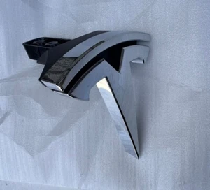 New! OEM Tesla Model X Front T Badge Emblem Logo Bumper Hood 1047884-00-E - Bild 1 von 11