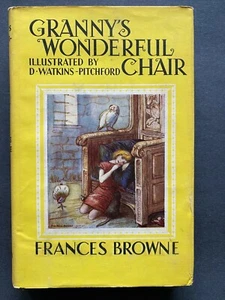 Granny's Wonderful Chair, by Frances Browne - 1965 - Reprint Hardcover Book DJ - Picture 1 of 12