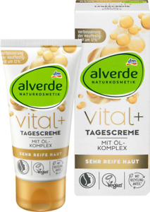 Alverde Vital+ Tagescreme Day Face Cream Mature Skin 50 ml Vegan
