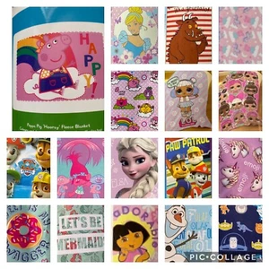 Childrens Fleece Blanket - Picture 1 of 63