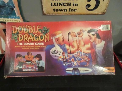 Vintage 1988 Double Dragon Board Game Near Complete ~ Two Missing Pieces - Image 1 of 4